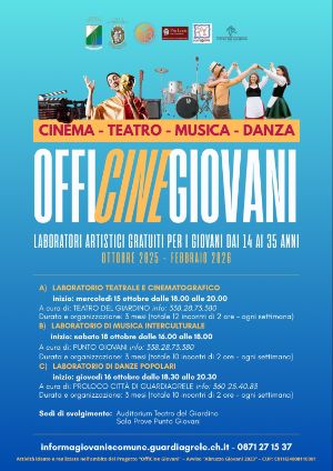 Prot_Par 0025650 del 30-09-2025 - Documento Locandina OFFICINE GIOVANI